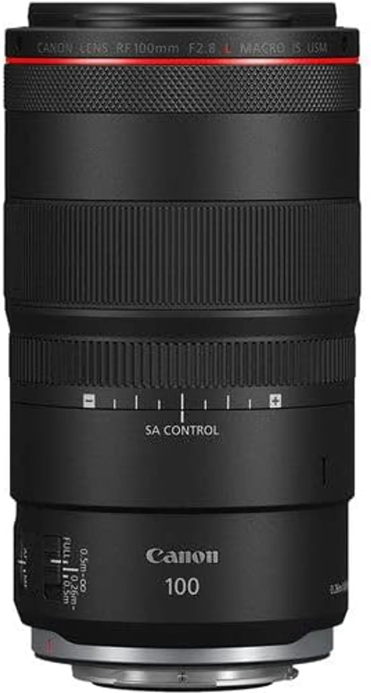 Canon RF 100mm L Macro — macro lenses breathe heavily through their extended focus range