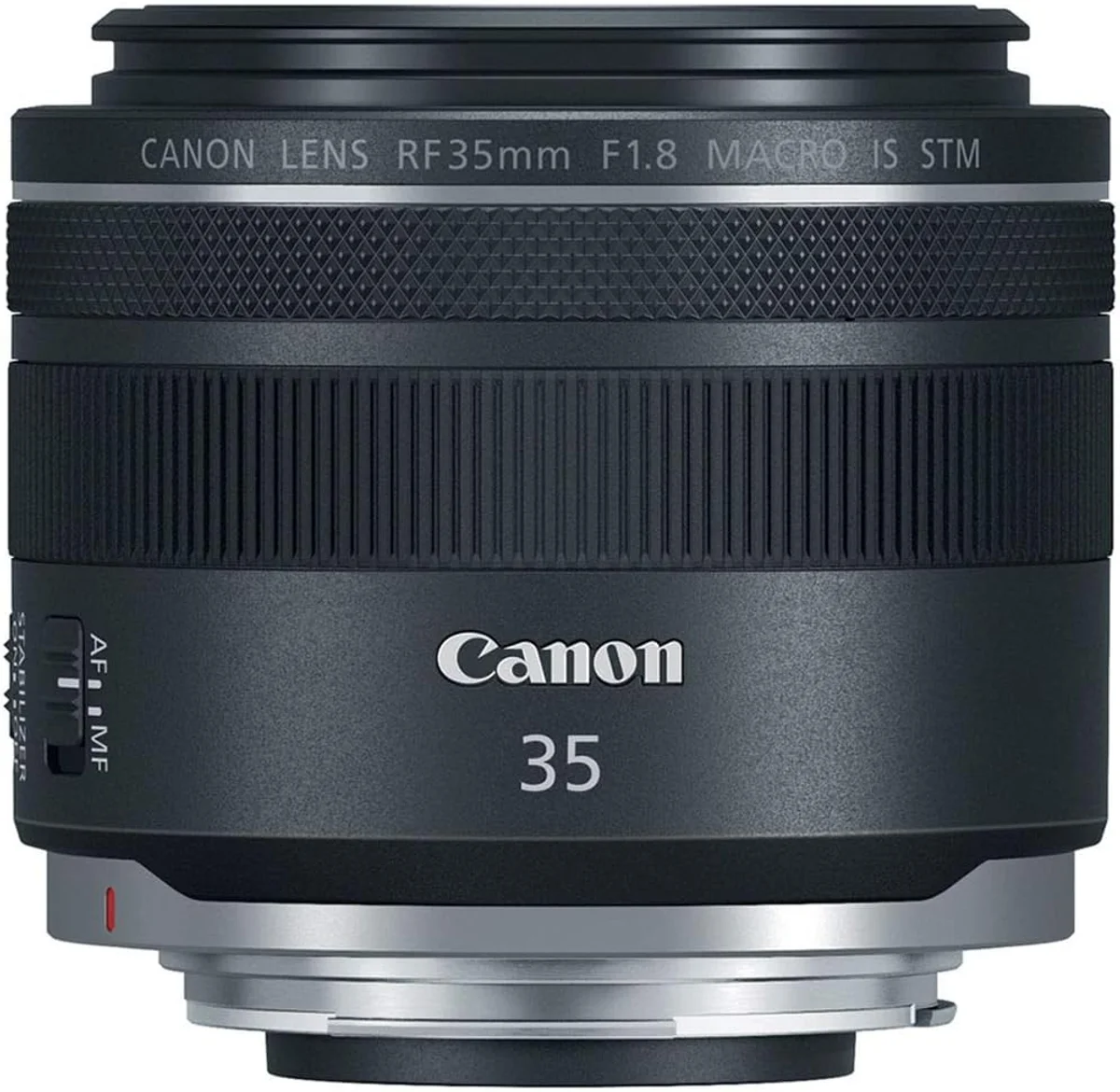 Canon RF 35mm F1.8 IS Macro STM — rear view and mount detail