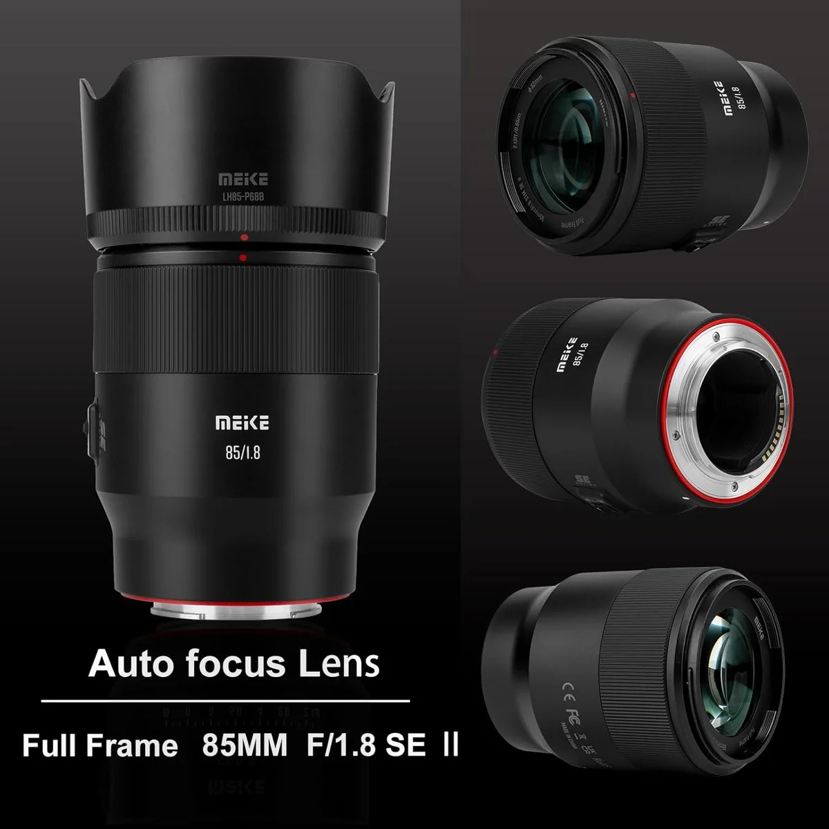 Meike 85mm f/1.8 SE II STM AF (Sony E) — rear view and mount detail