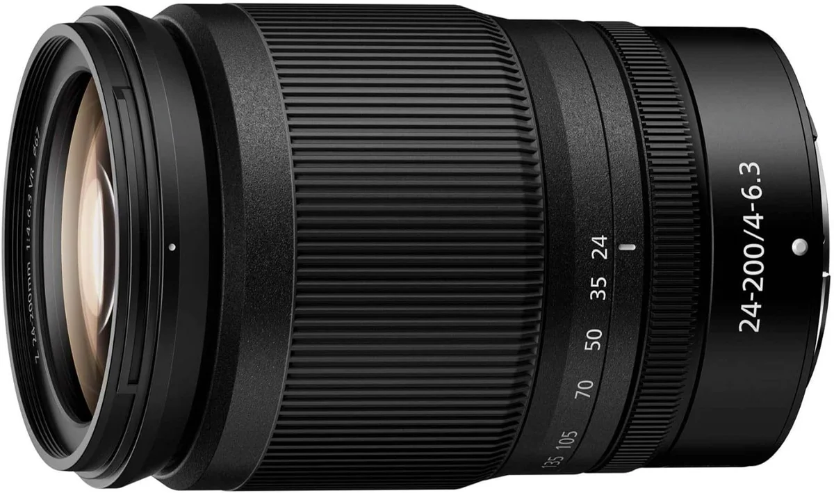 Nikon NIKKOR Z 24-200mm f/4-6.3 VR — side profile showing form factor