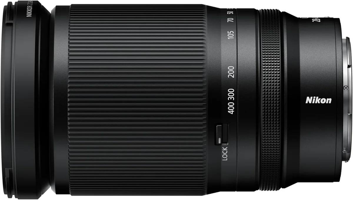 Nikon NIKKOR Z 28-400mm f/4-8 VR — rear view and mount detail