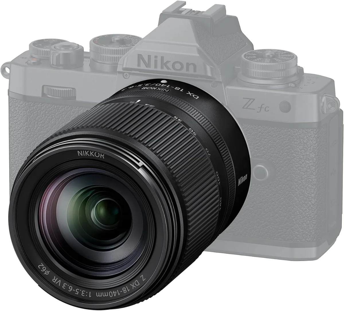 Nikon NIKKOR Z DX 18-140mm f/3.5-6.3 VR — side profile showing form factor