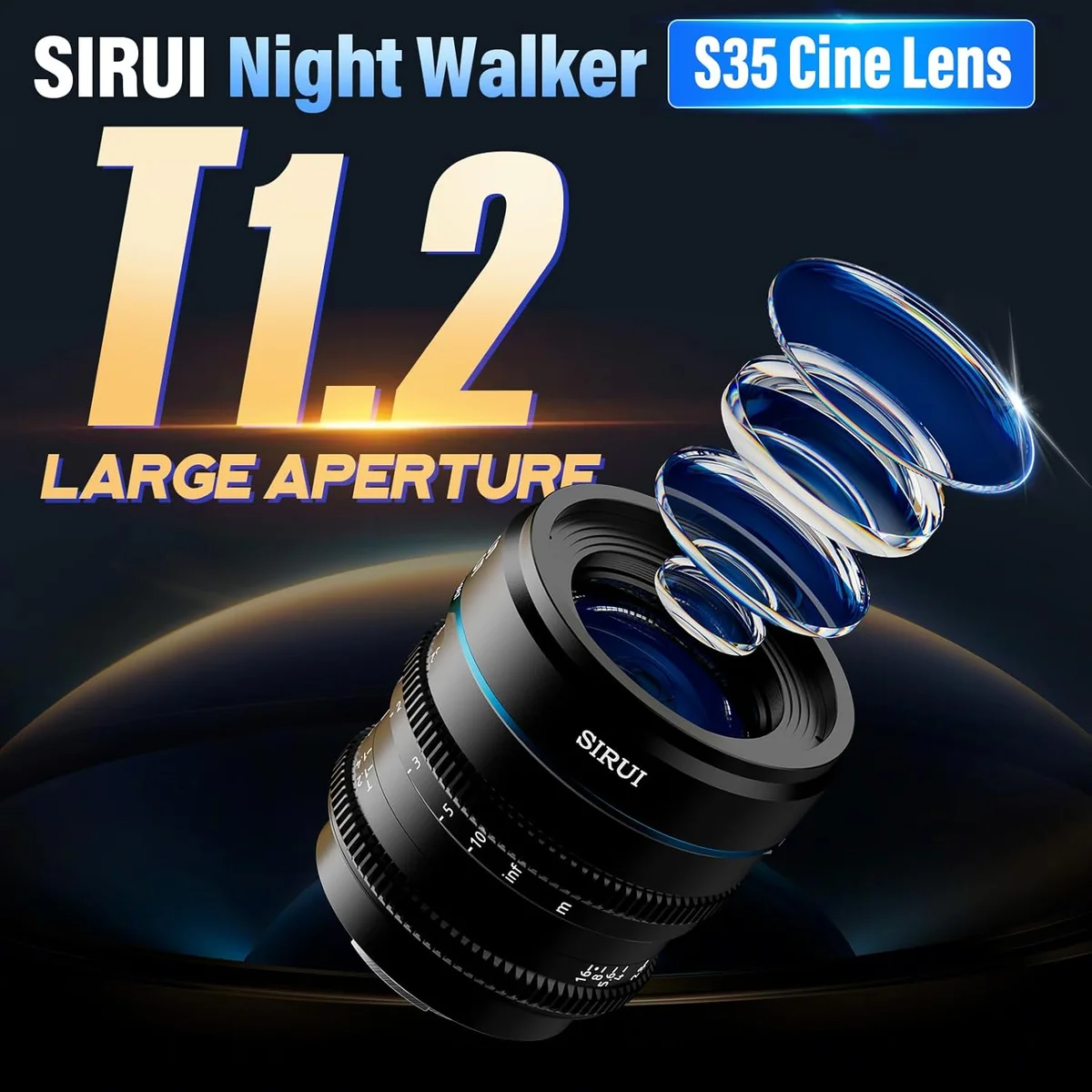 SIRUI Night Walker 24mm T1.2 S35 (Canon RF) — runner-up pick