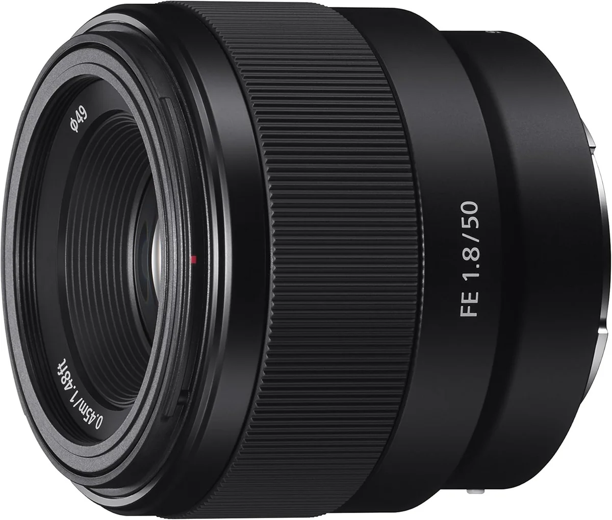 Sony FE 50mm f/1.8 lens — the bestselling Sony E-mount prime