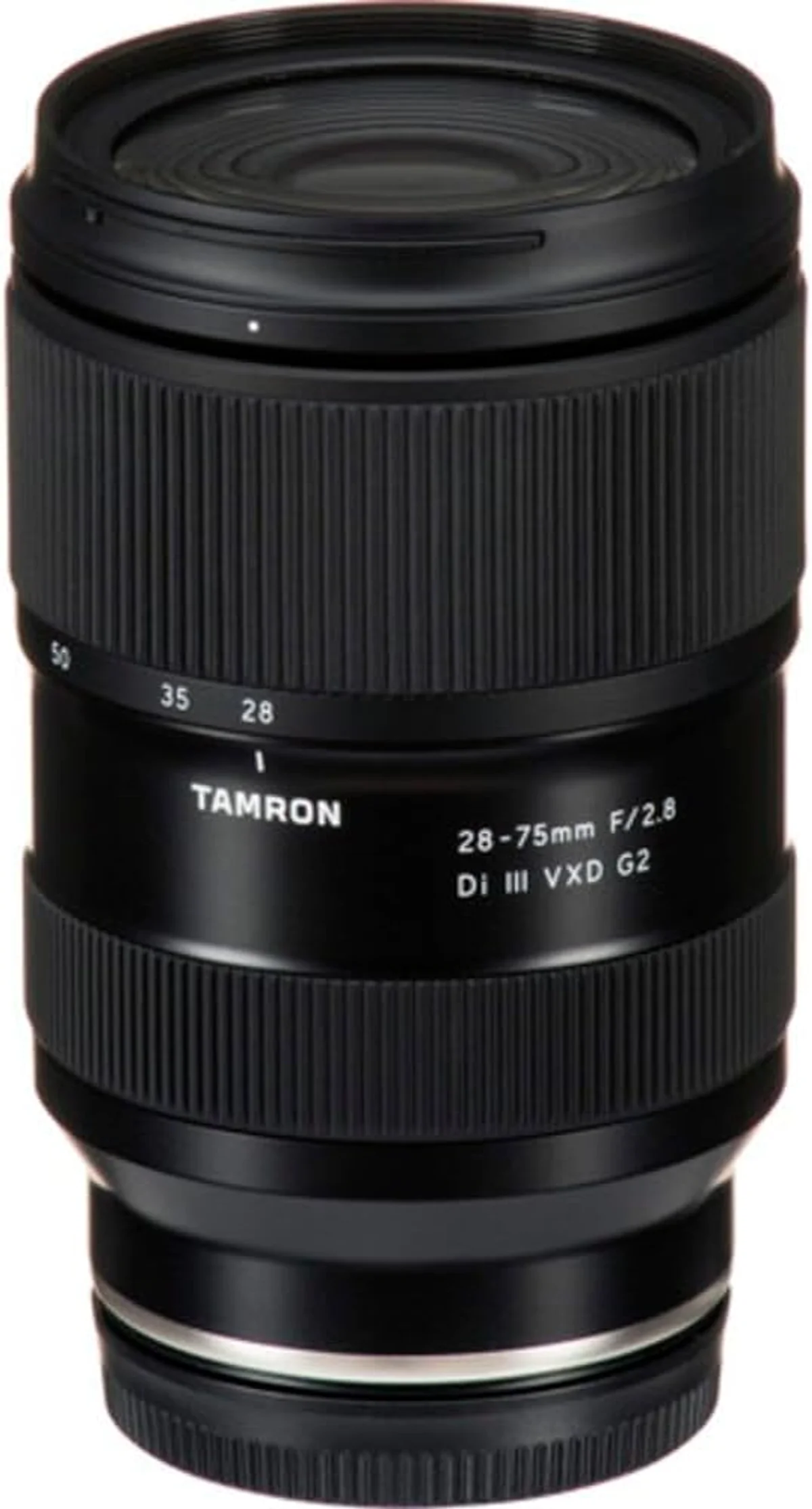 Tamron 28-75mm f/2.8 Di III VXD G2 (Sony E) — side profile showing form factor