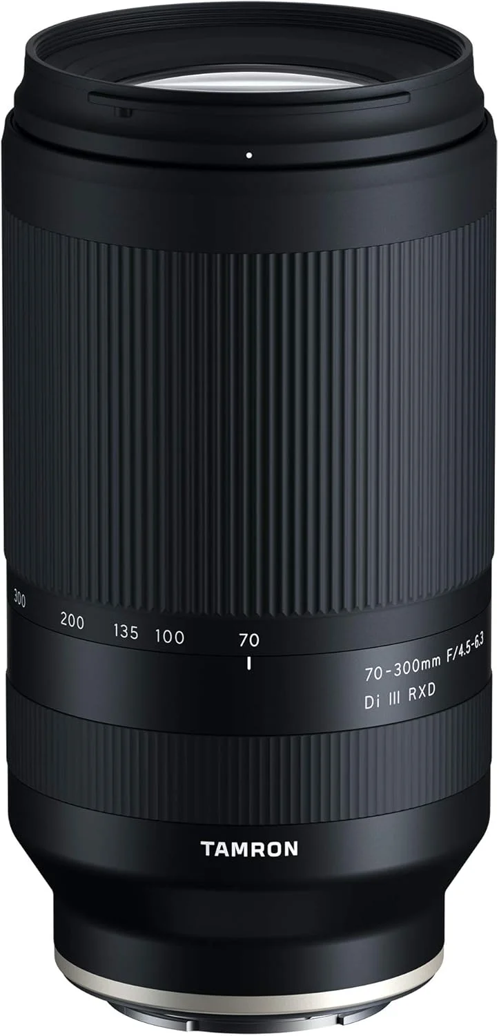 Tamron 70-300mm f/4.5-6.3 Di III RXD (Sony E) — side profile showing form factor