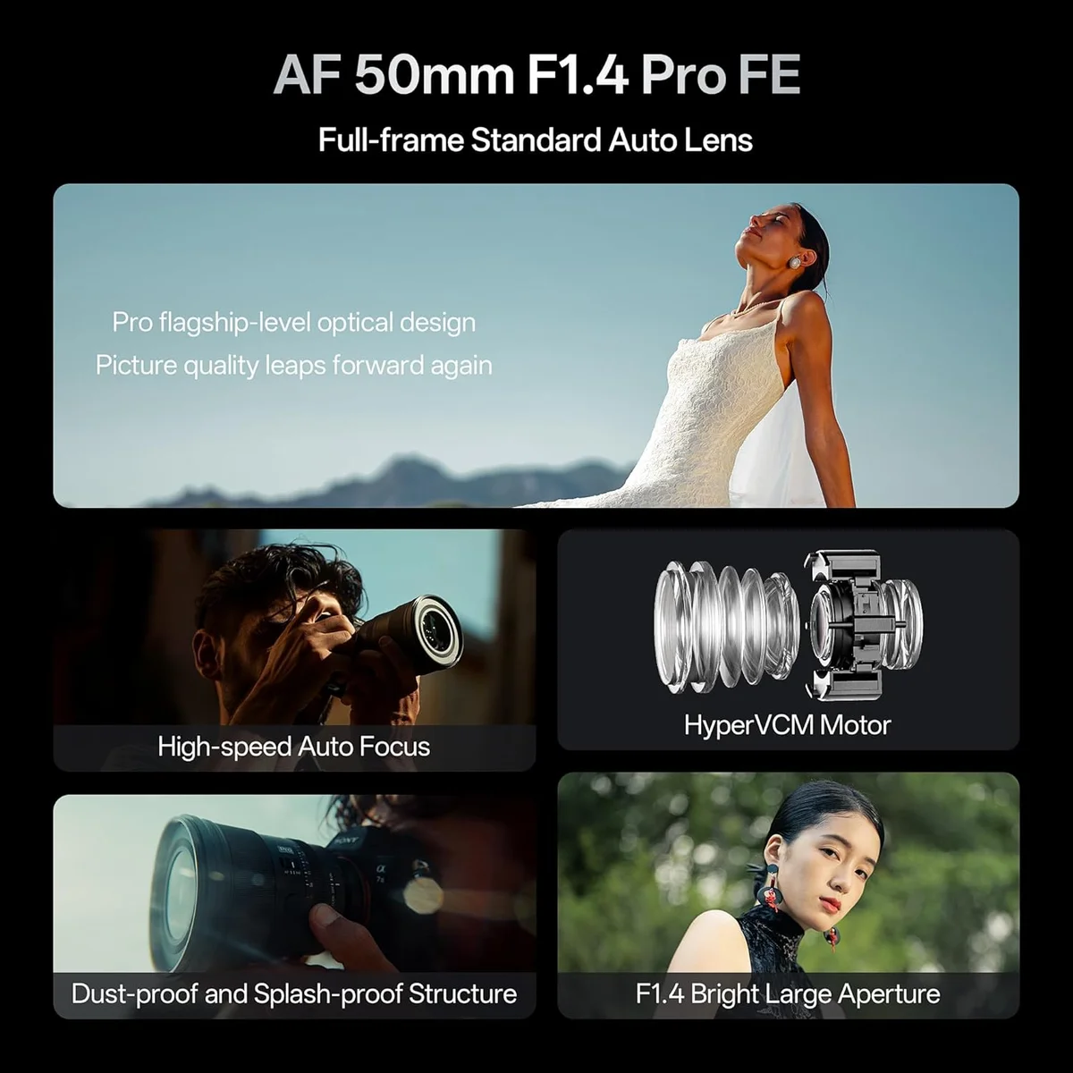 VILTROX AF 50mm F1.4 Pro FE (Sony E) — rear view and mount detail